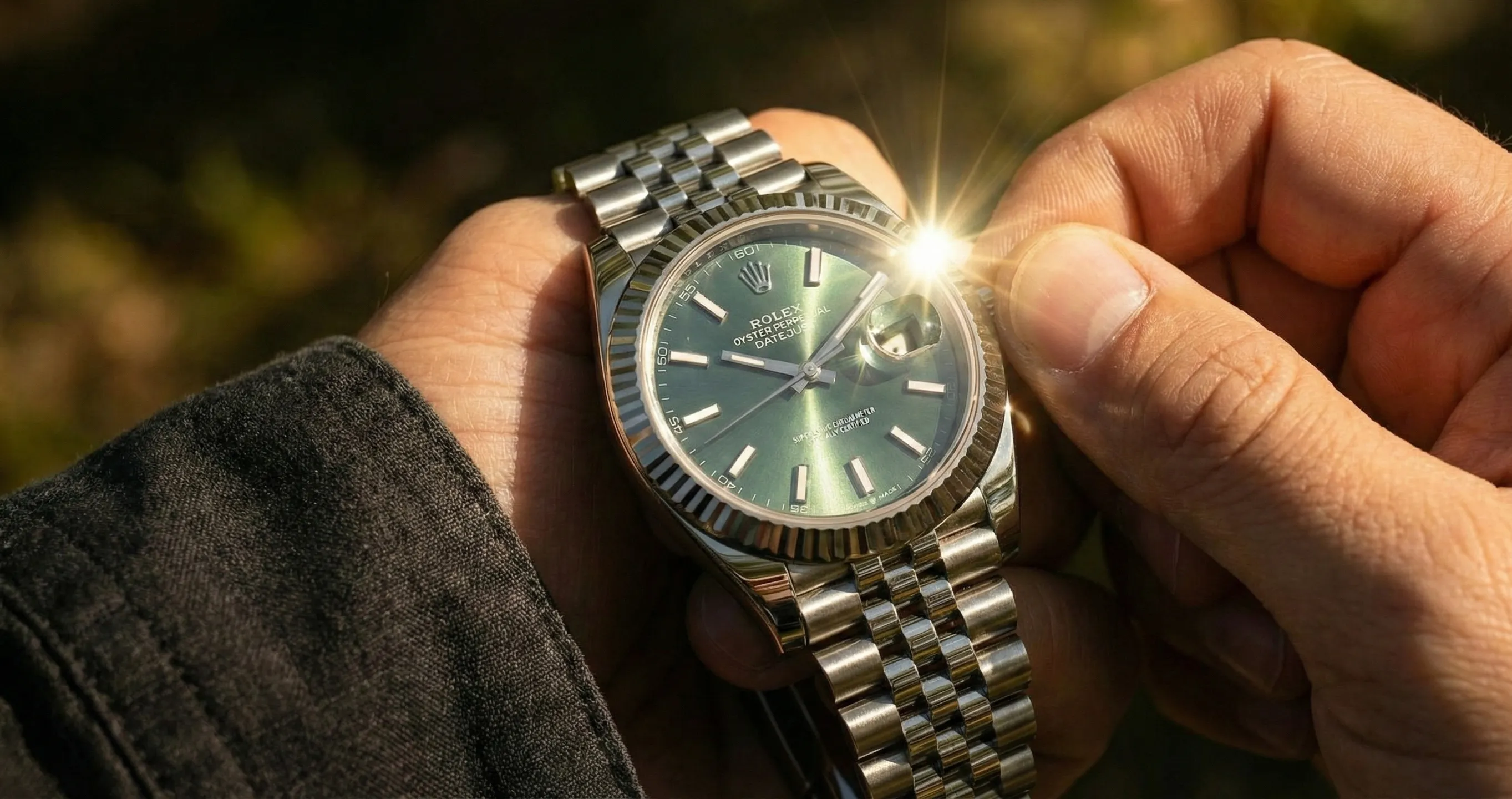 Rolex datejust opwinden