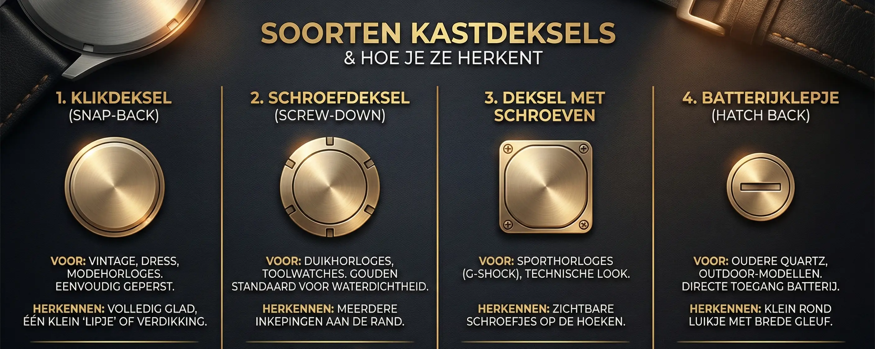 Soorten kastdeksels
