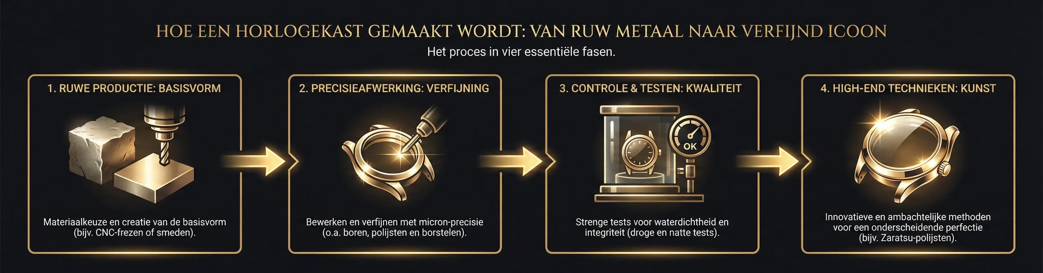 Stappenplan horlogekast maken