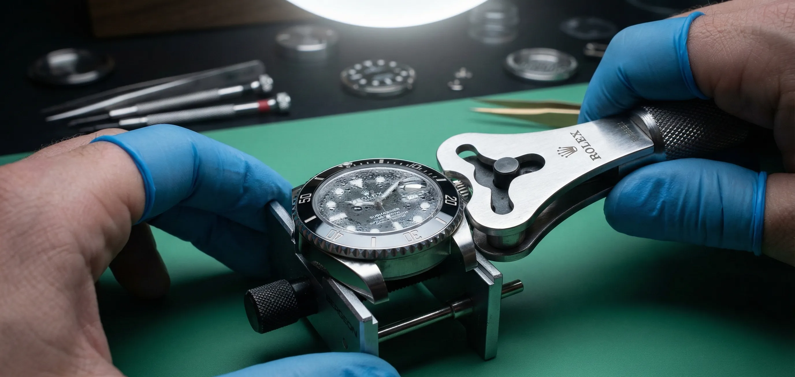 Submariner met vocht erin bij horlogemaker