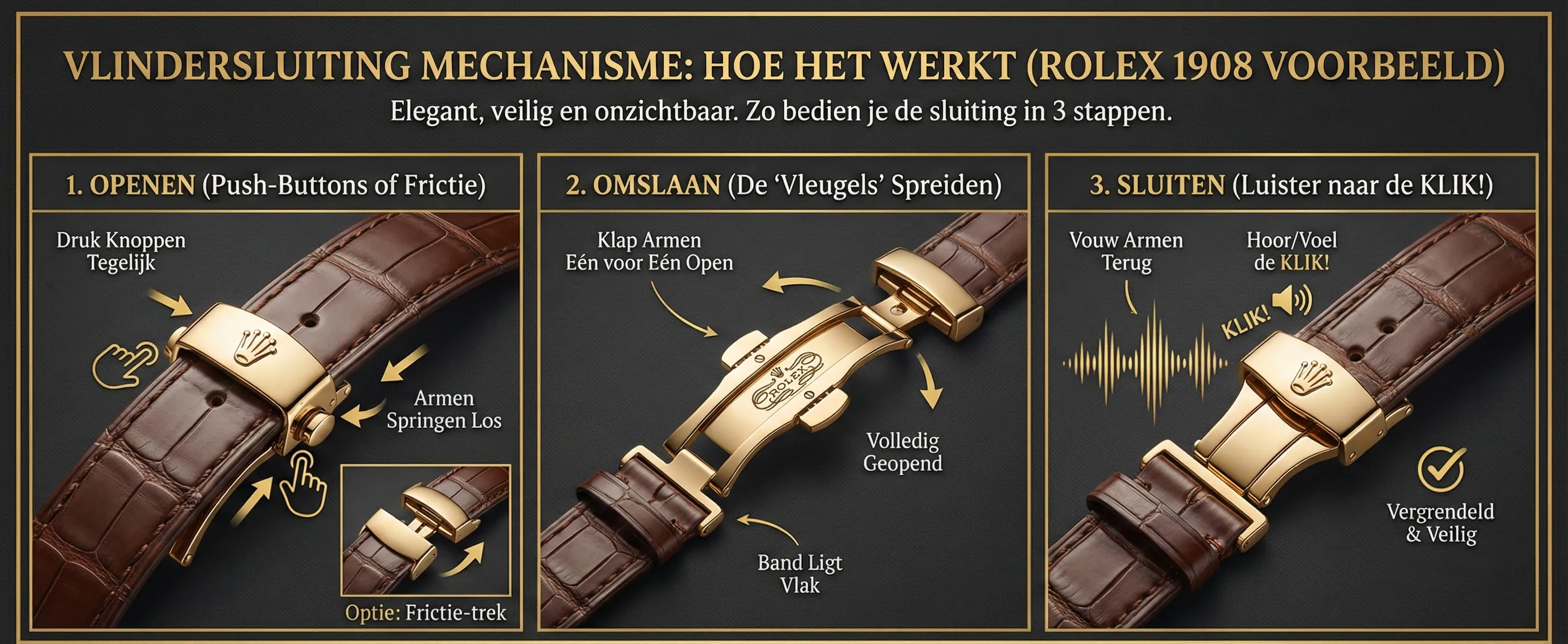 Vlindersluiting uitleg infographic