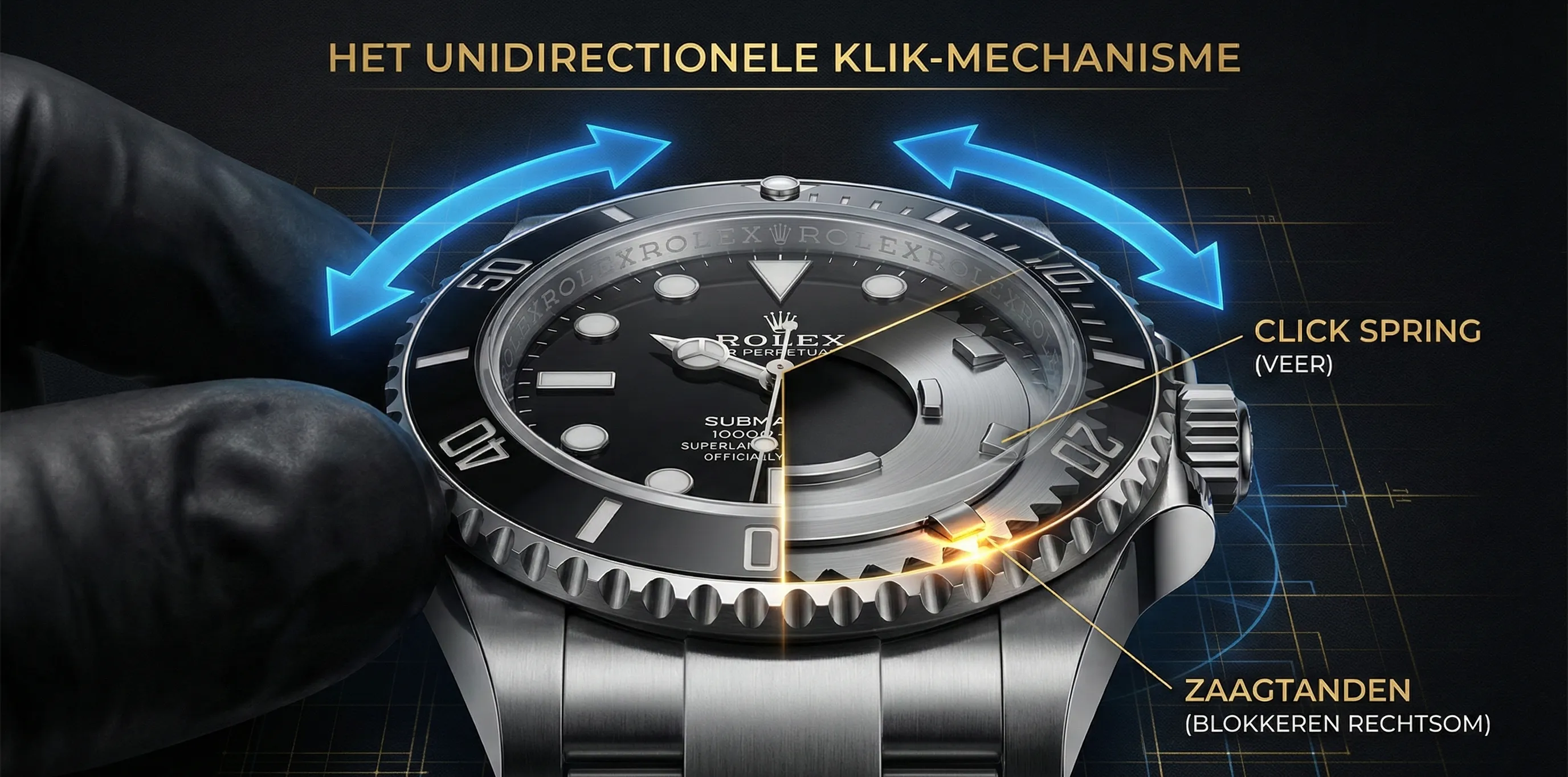 Werking bezel submariner