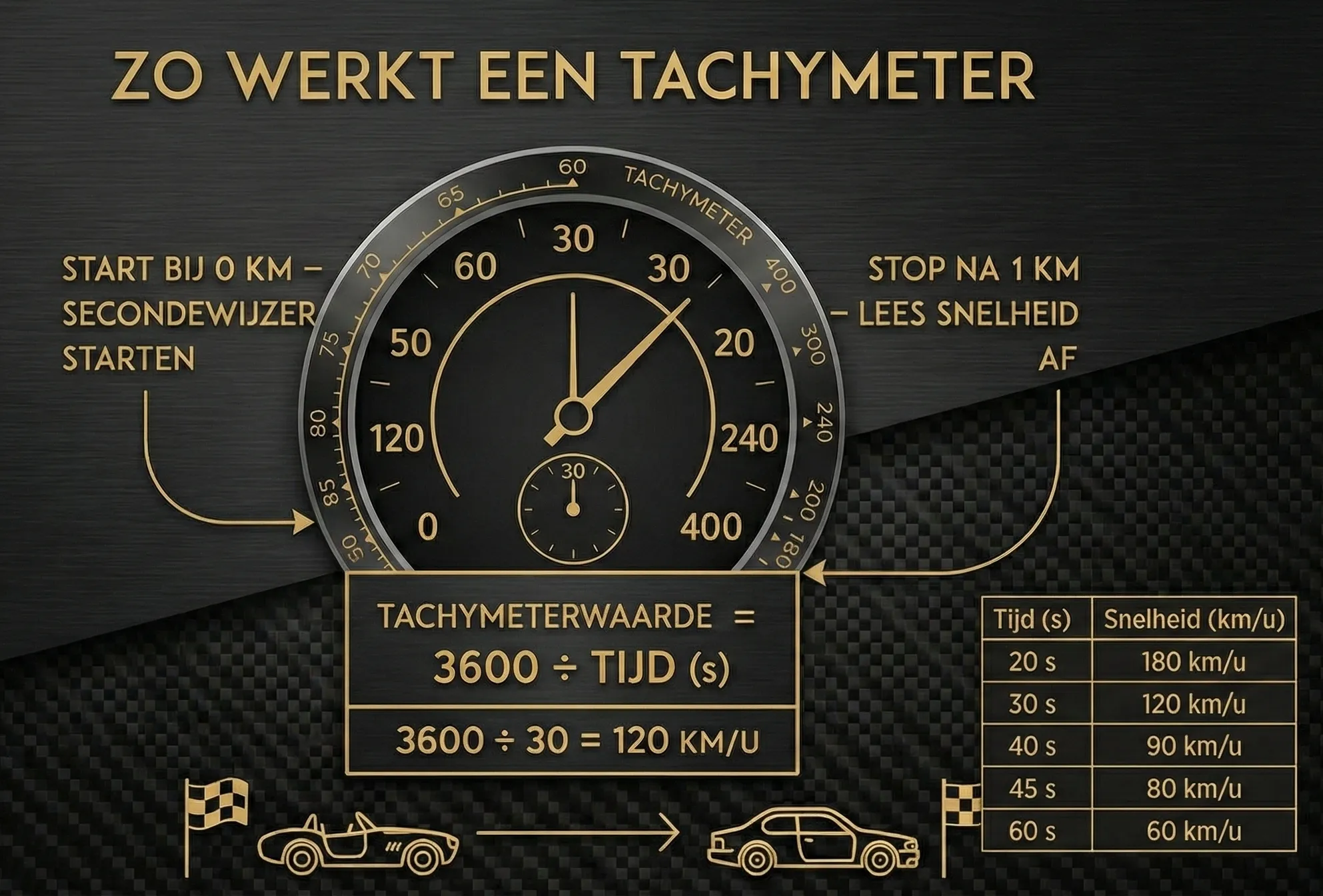 Werking tachymeter uitgelegd