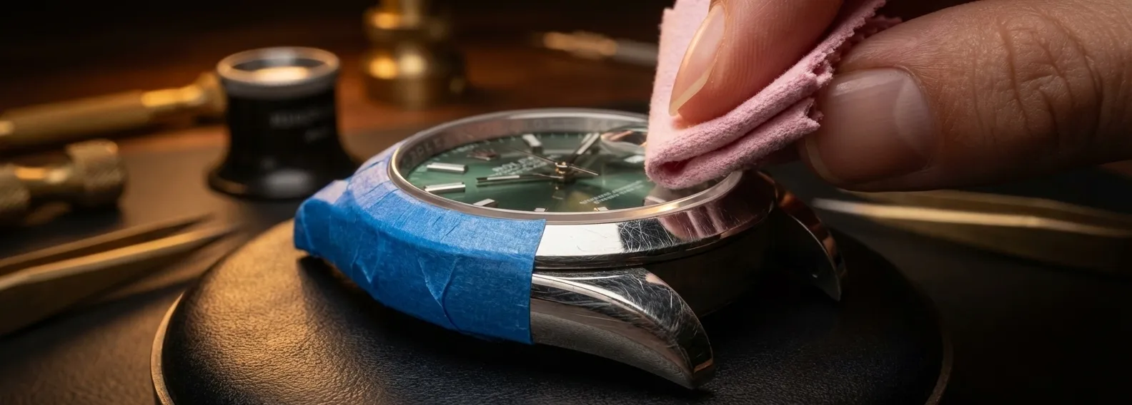 Zelf je horloge polijsten omslagfoto