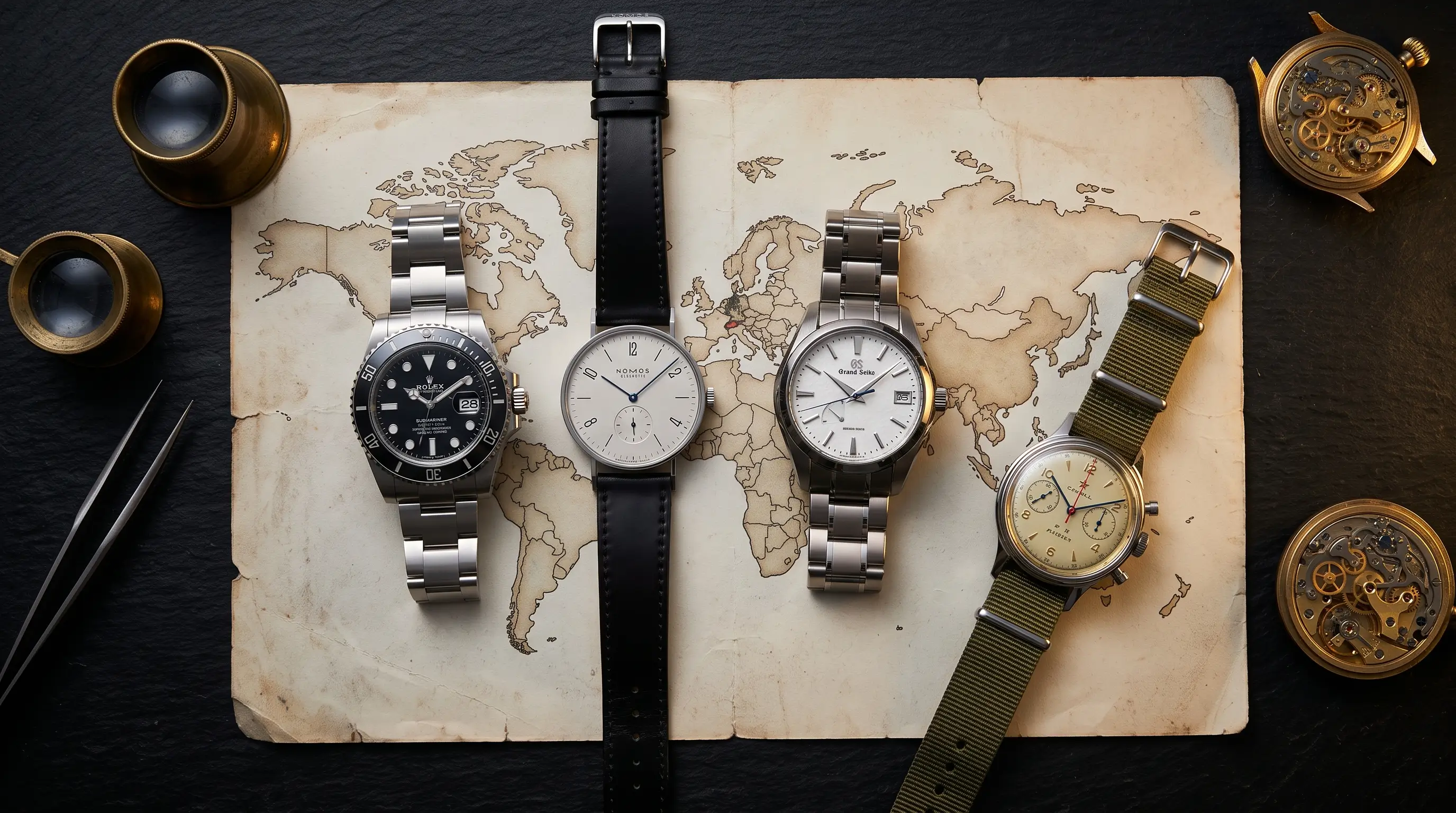 Horloges van de beste horlogelanden ter wereld